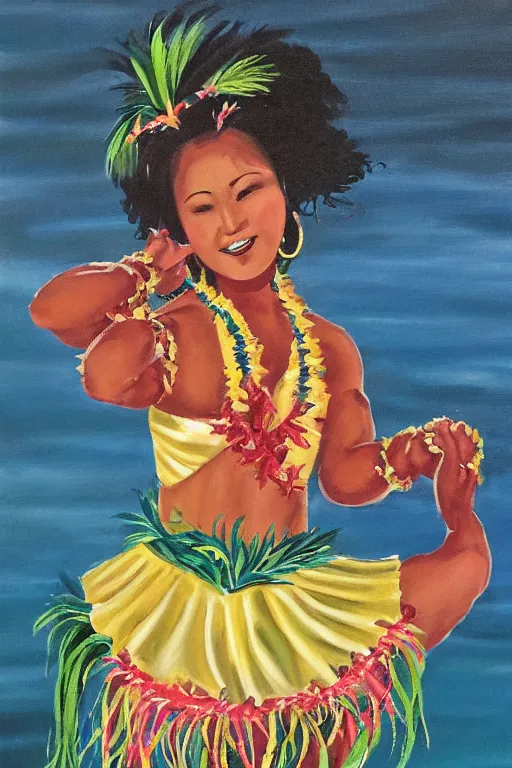 Image similar to female dancer aloha hula by kim taylor reece