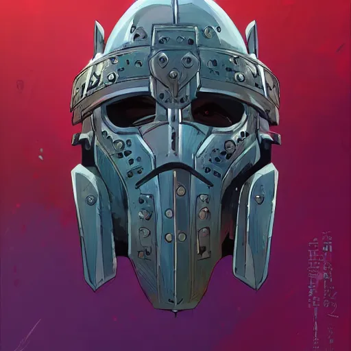 Image similar to cyberpunk viking helmet mask warrior goddess robot ninja fantasy, art gta 5 cover, official fanart behance hd artstation by jesper ejsing, by rhads, makoto shinkai and lois van baarle, ilya kuvshinov, ossdraws