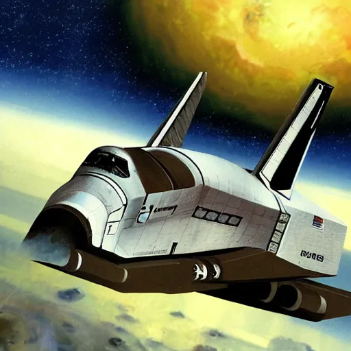 Space Shuttle Gemälde