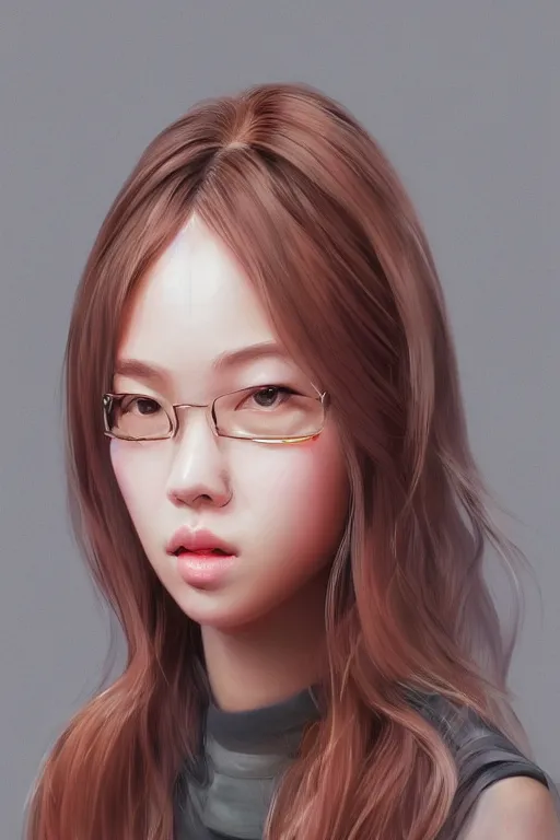 Image similar to portrait of Lisa Blackpink as an architect, highly detailed, digital painting, artstation, concept art, sharp focus, illustration, art by kittichai rueangchaichan