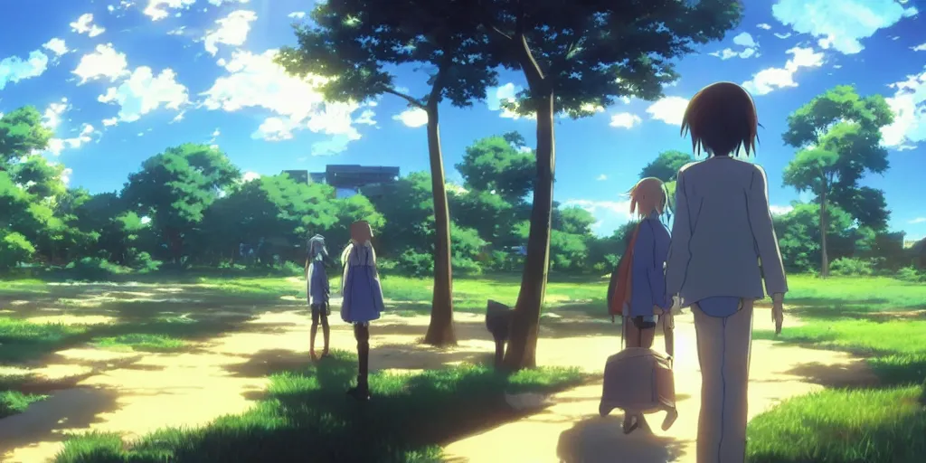 Prompt: the inside of an Arby's anime still from OVA animated by Makoto Shinkai beautiful sunlight and reflections