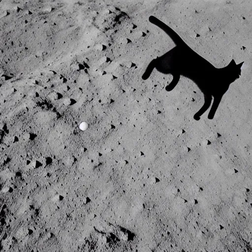 Prompt: 2 cats playing tennis on moon