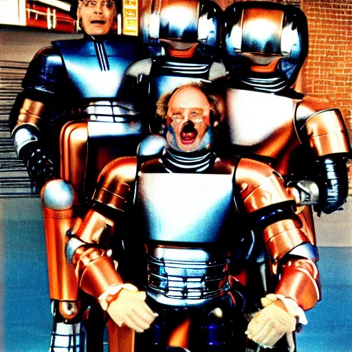 Image similar to kramg robocop, 1 9 8 0 s children's show, detailed facial expressions