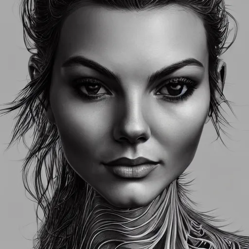 Image similar to the closeup portrait of an absurdly beautiful, graceful, cool, laid - back, streetfashionable victoria justice, an ultrafinehyperdetailed illustration by kim jung gi, irakli nadar, vania zouravliov, intricate linework, colors, smooth skin, hip features, unreal engine 5 highly rendered, global illumination, radiant light, detailed and intricate environment