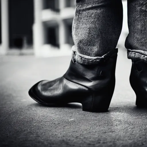 Prompt: a person wearing boots that look like Lamborghini , ultrafine detail, sharp focus