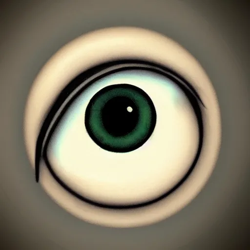 Prompt: an incredibly cute eyeball