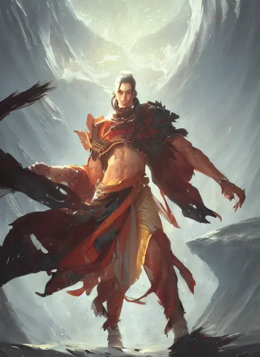 Prompt: oil painting xianxia hero, by greg rutkowski, artstation