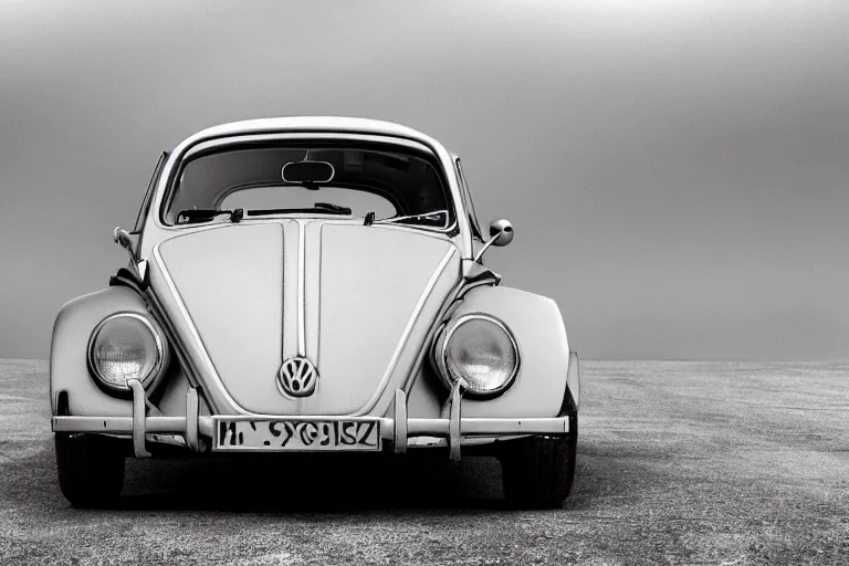 Prompt: a highly detailed cinematic headshot photograph of a volkswagon bug, ultra realistic, depth, beautiful lighting, by richard avedon and annie leibovitz and arnold newman, photorealistic, hyperrealistic, octane, epic composition, hasselblad camera, 5 0 mm, sharp focus, kodak tri - x 3 5 mm, masterpiece, vray