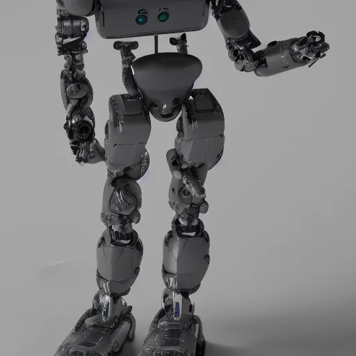 Prompt: michelangelo sculpture of a robot, 8 k, octane render