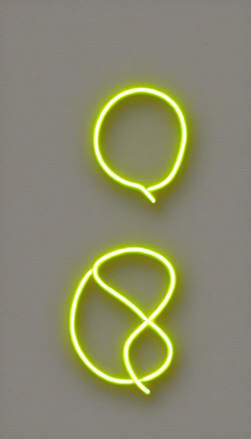 Prompt: a neon infinity sign