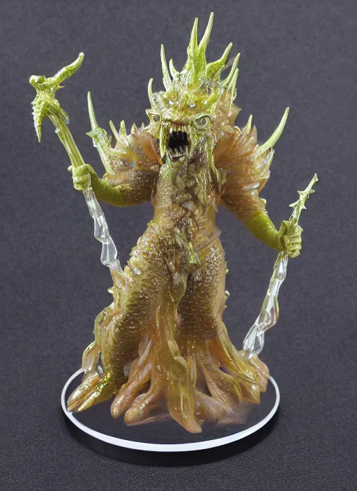 Prompt: 80mm resin detailed miniature of a Cristal Demon, Product Introduction Photos, 4K, Full body