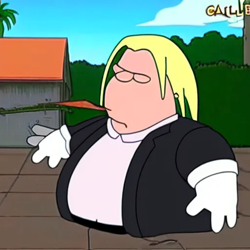 Prompt: sephiroth in family guy