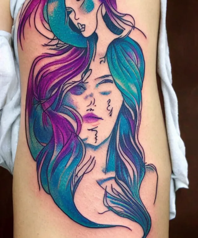 Image similar to mermaid tattoo