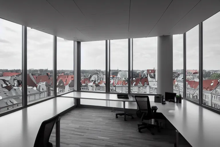 Image similar to office with a view, Wroclaw, architecture photography