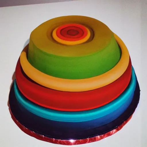 Image similar to “a multilevel cake imagined as a boroque art”