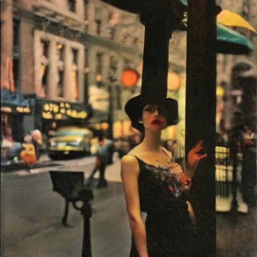 Prompt: new York daydream by Saul Leiter