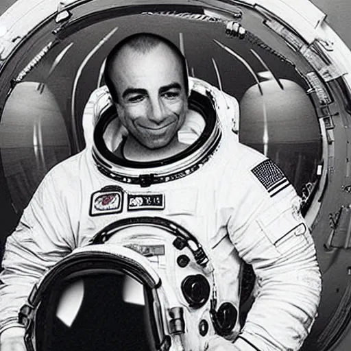 Prompt: joe rogan as an astronaut