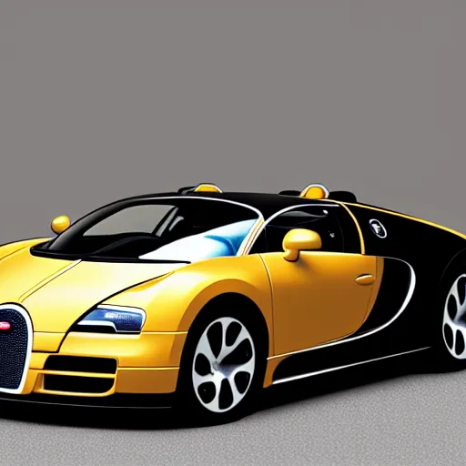 Image similar to “Bugatti Veyron if it were made in 1984”