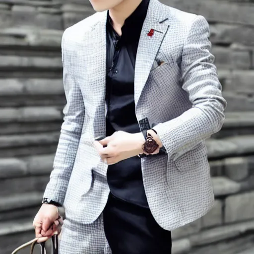 Image similar to summer korean style men outfit spring season pinterest, 4k