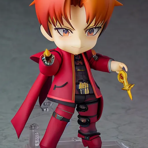 Image similar to vash the stampede, anime figure, nendoroid, studio photograph