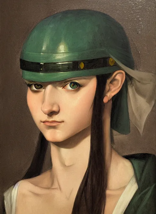 Prompt: portrait of nephenee from fire emblem, painted by caravaggio, trending on artstation, soft lighting, HD, sharp focus, intricate, masterpiece, concept art, character design