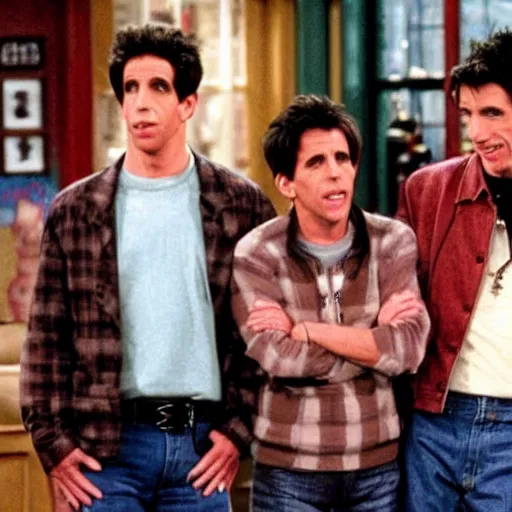 still of Ben Stiller appearance on Friends, 90s | Stable Diffusion