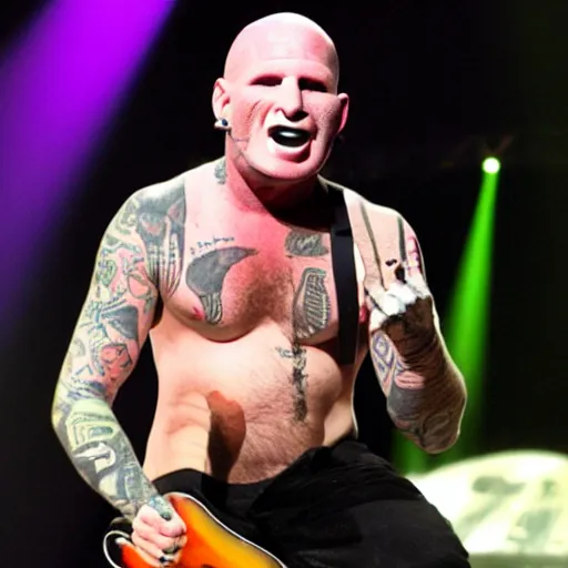 Image similar to bald corey taylor