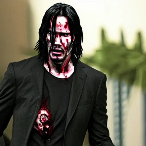 Image similar to keanu reeves zombie