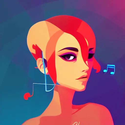 Image similar to a 2 d character design, vector art, female singer, digital art, portrait, 4 k, 8 k, sharp focus, smooth, illustration, concept art