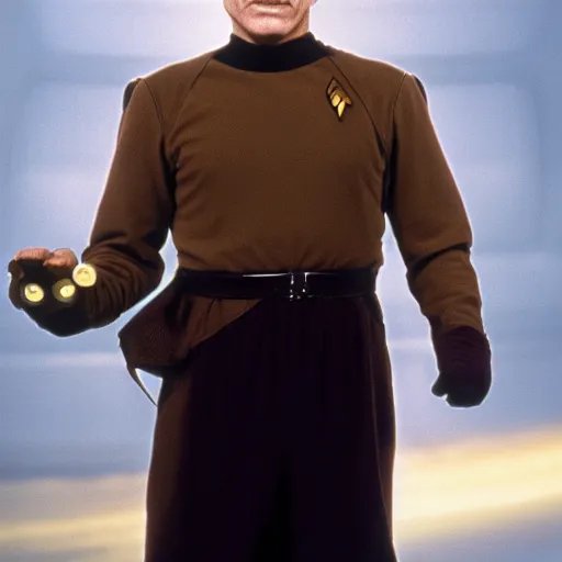 Prompt: mark hamill as captain jean luc picard