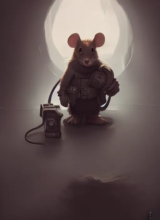 Image similar to portrait, cute Mouse hero, dramatic lighting, cinematic, establishing shot, extremly high detail, foto realistic, cinematic lighting, post processed, concept art, artstation, matte painting, style by eddie mendoza, raphael lacoste, alex ross