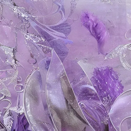 Image similar to crystethereal lavender atrium manipulation layeredinfusion lilac silver silver fuji pastel lilac sparkle fuji surreal creations serene lilac sparkle grey lilac weeping abstract collage