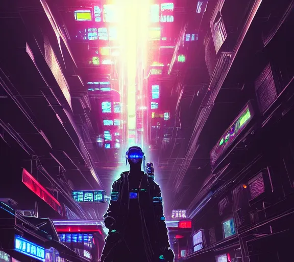 Image similar to a portrait of a cyberpunk netrunner, very very coherent painting, street level neo-Tokyo, in the style of Gustave Doré, 4k, 8k, HD, trending on artstation