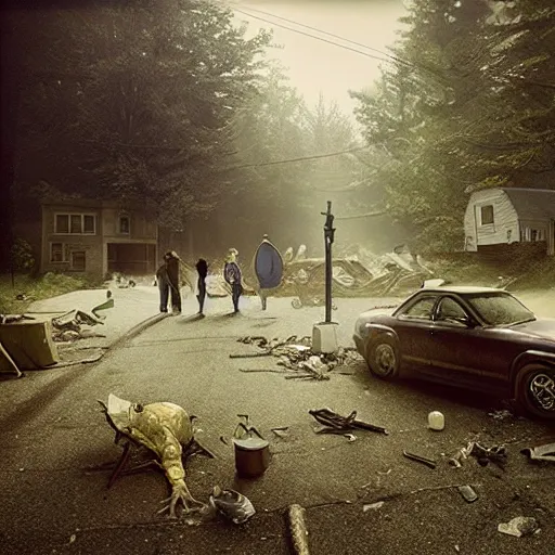 Image similar to a photo of cosmic horror, by gregory crewdson, highly detailed, vivid color,