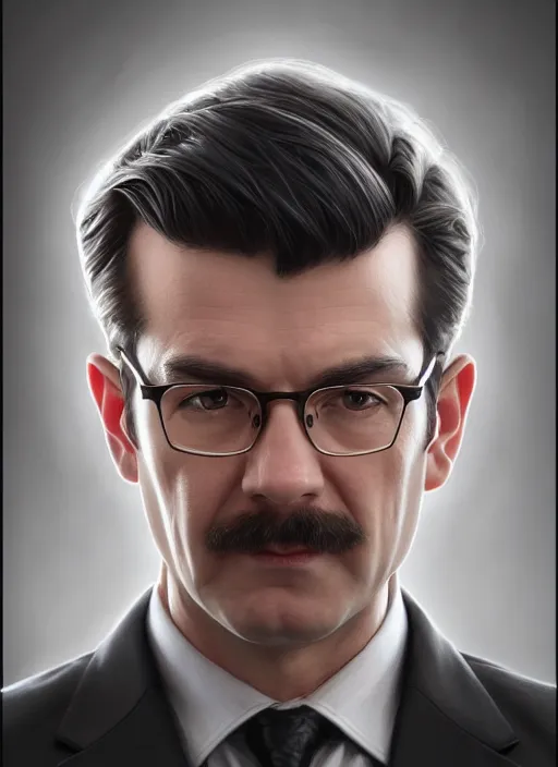 Image similar to high angle photo of ends watson in the style of stefan kostic, realistic, sharp focus, 8 k high definition, insanely detailed, intricate, elegant, art by stanley lau and artgerm