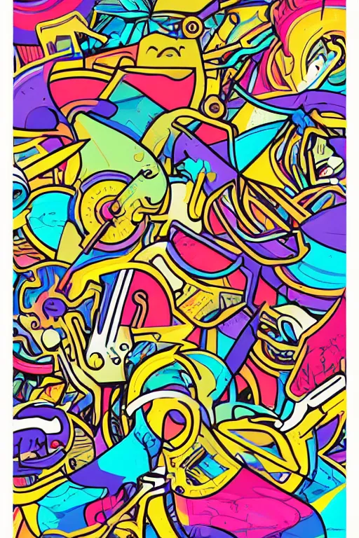 Image similar to art by brian miller, sticker, colorful, illustration, highly detailed, simple, smooth and clean vector curves, no jagged lines, vector art, smooth