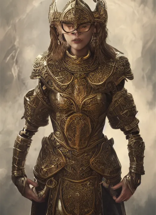 Prompt: realistic full body concept art illustration oil painting of a beautiful crusader-woman in insanely detailed and intricate clothing, octane render, sss, postprocessing, 4k, cinematic lighting