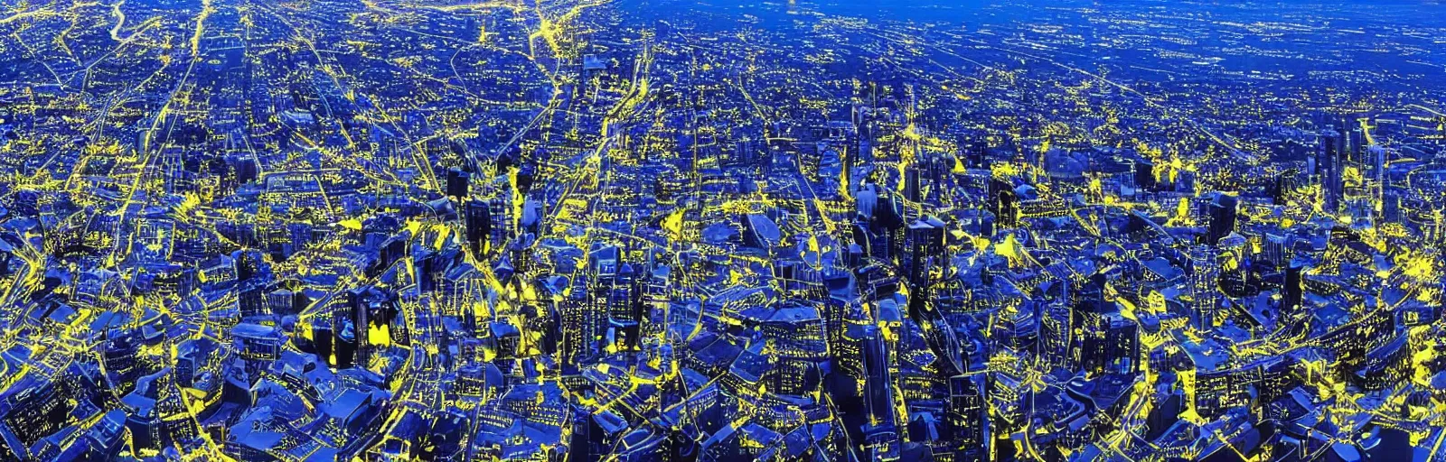 Image similar to a blackhole opens above the city of Melbourne, Australia, timelapse, blue and yellow color palette, cinematography, hyper realistic, IMAX quality, directed by Christopher Nolan