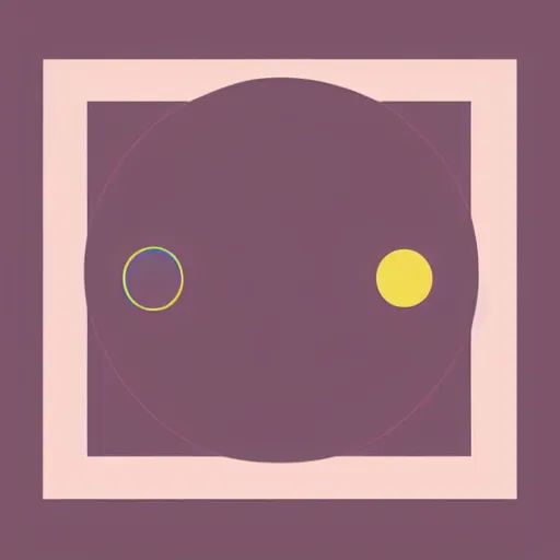 Image similar to minimal album cover with hue circle