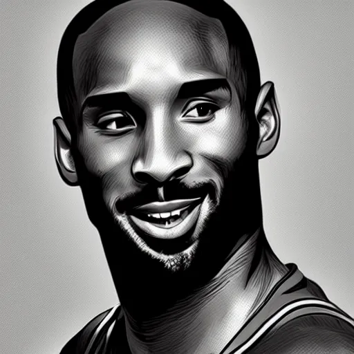 Image similar to kobe bryant in the style of Joel Santana, digital art, amazing detail, cgsociety, artstation