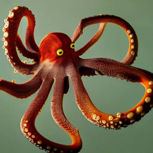 Image similar to an octopus mixed with a spider, professional photography