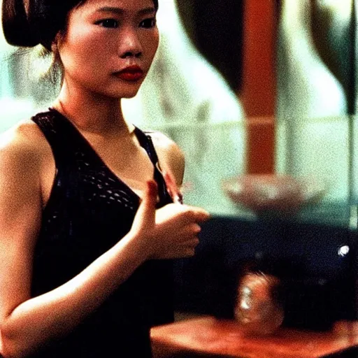 Image similar to Thai women in American Psycho (1999)