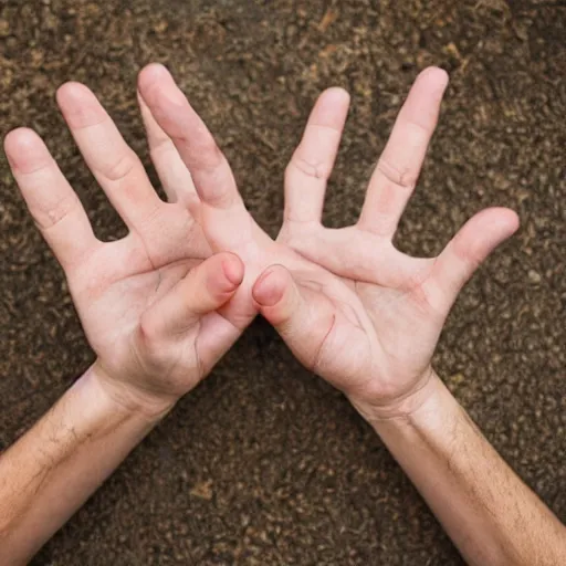 Image similar to highly detailed picture of human hands with 5 fingers