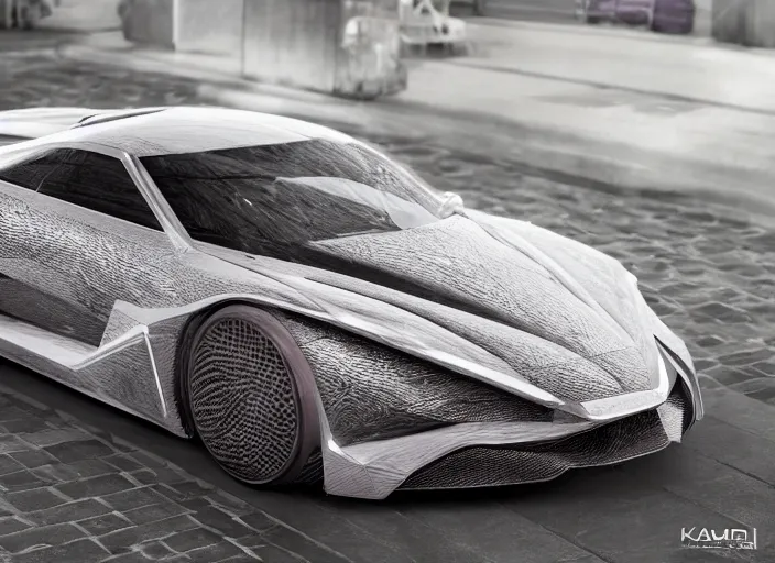 Prompt: hyperrealism, detailed textures, photorealistic 3 d render, a photorealistic futuristic kama - 1 concept car, sharp focus, ultra realistic, ultra high pixel detail, cinematic, intricate, cinematic light, concept art, illustration, art station, unreal engine 8 k