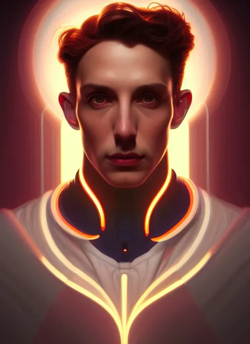 Prompt: symmetry!! portrait of nicola tesla male, chemisty, sci - fi, glowing lights!! intricate, elegant, highly detailed, digital painting, artstation, concept art, smooth, sharp focus, illustration, art by artgerm and greg rutkowski and alphonse mucha, 8 k