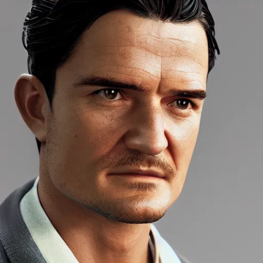 Prompt: hyperrealistic glamour shot of orlando bloom as the lead character in pixar's movie up, stunning 3 d render inspired by istvan sandorfi & xiang duan, perfect symmetry, dim volumetric cinematic lighting, 8 k octane comprehensive render, extremely mega hyper - detailed and lifelike attributes & atmosphere, intricate, realistic flesh texture, masterpiece, artstation, stunning,