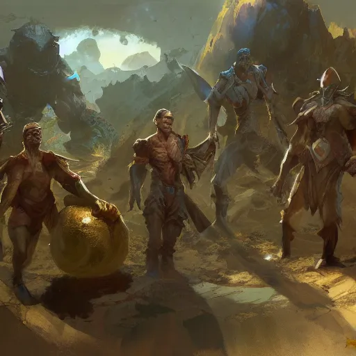 Image similar to the amongus video game, with the amongus crewmates, craig mullins