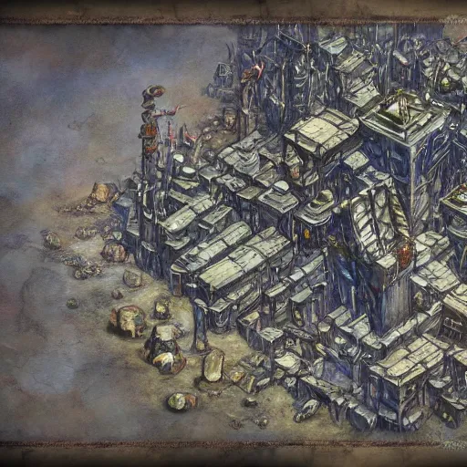 Image similar to planescape art style city center of universe wallpaper