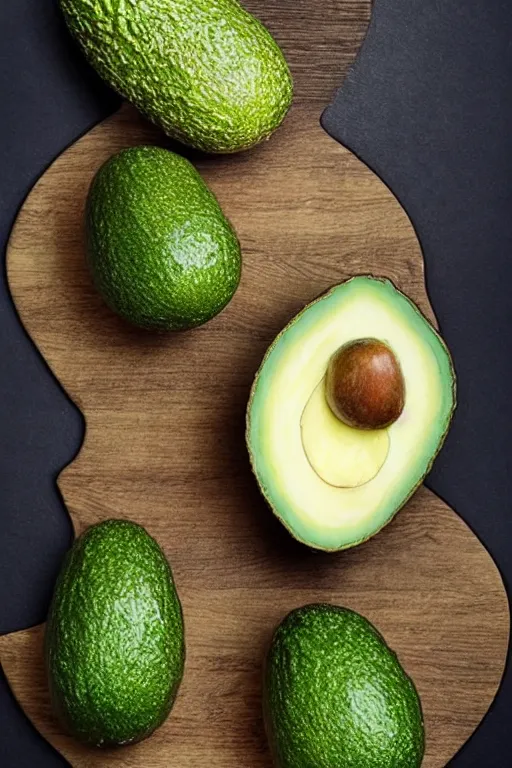 Image similar to 📷 gaten matarazzo head in avocado 🥑, made of food, head portrait, dynamic lighting, 4 k