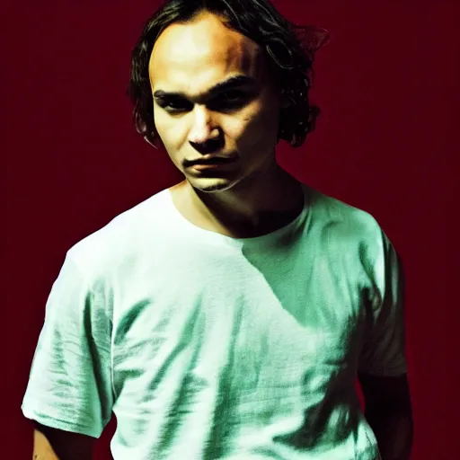 Prompt: portrait of frank dillane by duncan regehr